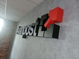 Объёмные несветовые буквы для магазина одежды